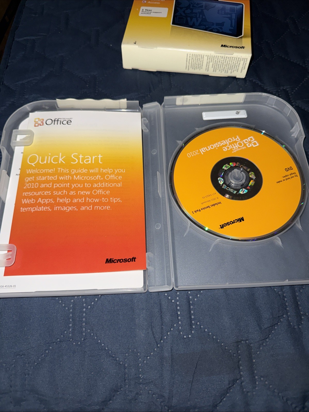 Microsoft Office Professional 2010 DVD • Complete Retail Box • Product Key Inc