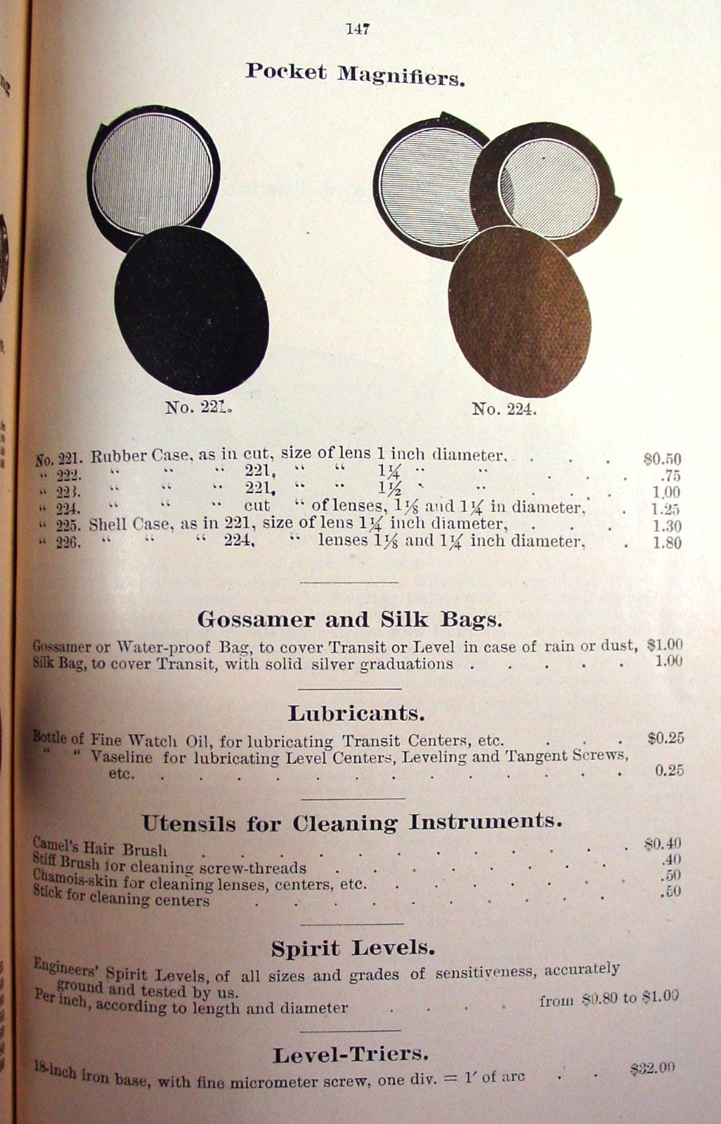 1894 Buff Berger Surveying Insts. Catalog