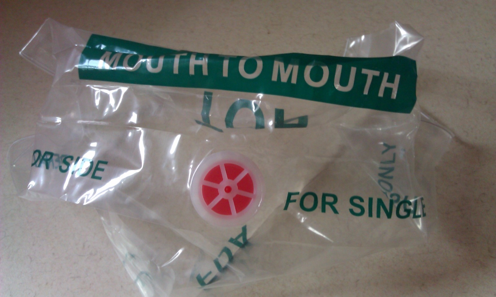 5 Black CPR Mask with Keychain - Face Shield with GLOVES