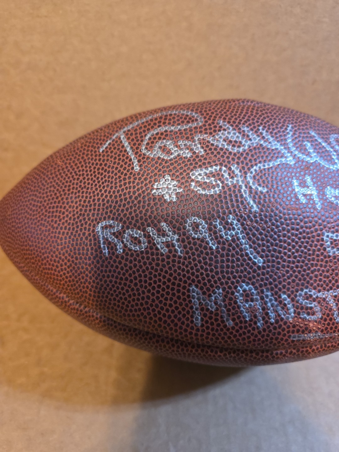 Randy White Signed HOF 94 ROH 94 Inscription Wilson NFL Football Dallas Cowboy