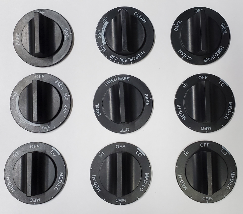 814362 for Whirlpool Electric Range Burner Oven Knobs AP3139541 PS389194