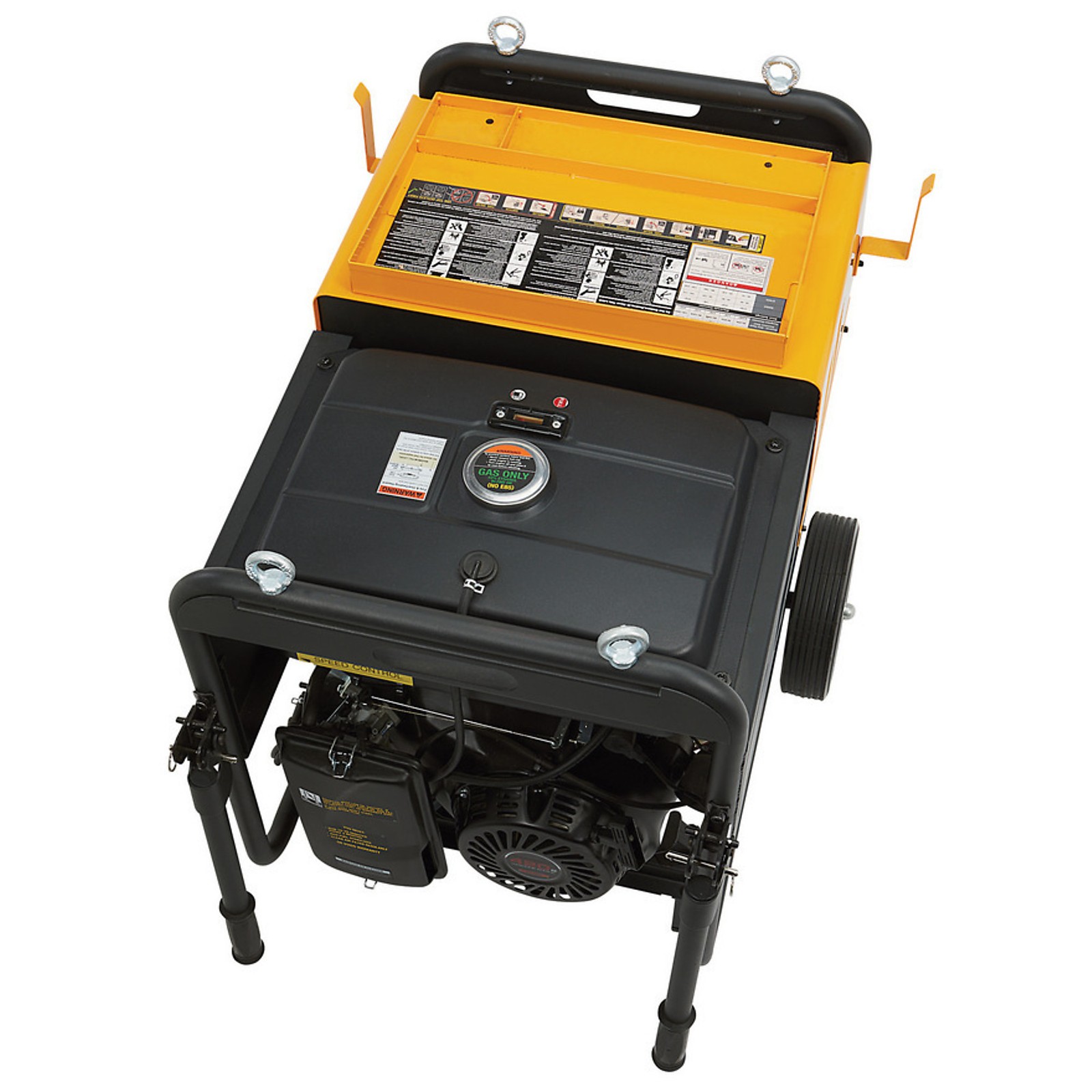 Klutch 7kW Multi-Process Engine-Driven Inverter DC Arc Welder/AC Generator with