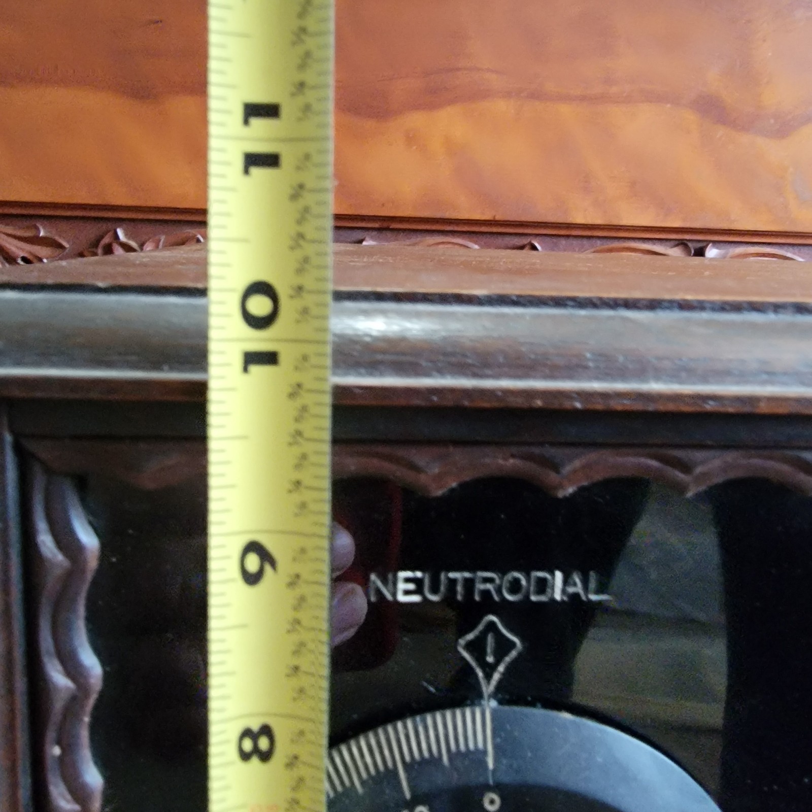 Antique Silvertone King-Hinners NEUTRODYNE in Wood Case 1924 Untested