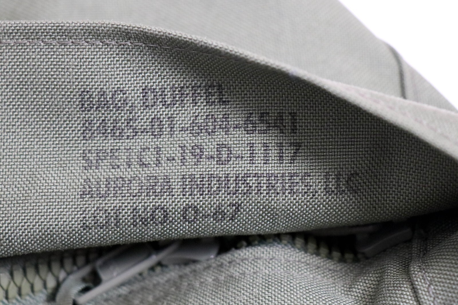 DAMAGED Improved Military Sea Bag US Army Duffle Deployment Pack Green Side Zip