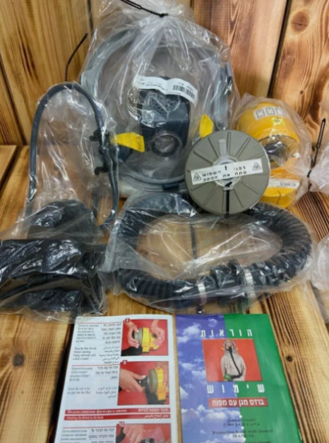 Guardian PAPR Gas Mask Kit – NBC Full Face Respirator + Blower 40mm NATO