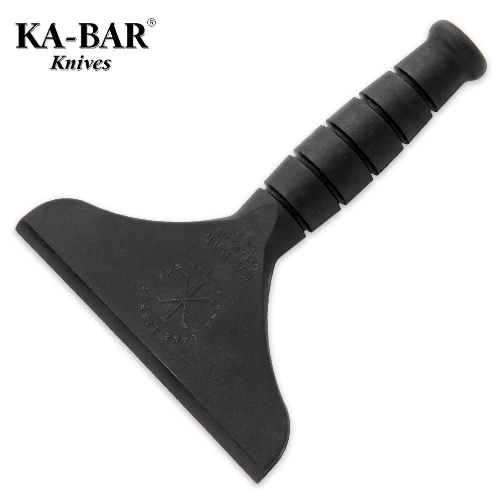 KaBar 9906 Lake Effect Ice Scraper Black 6.25" x 4.875"