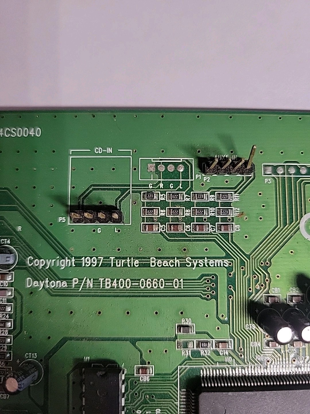 Turtle Beach Daytona TB400-0660-01 PCI Wavetable Sound Card for Vintage Computer