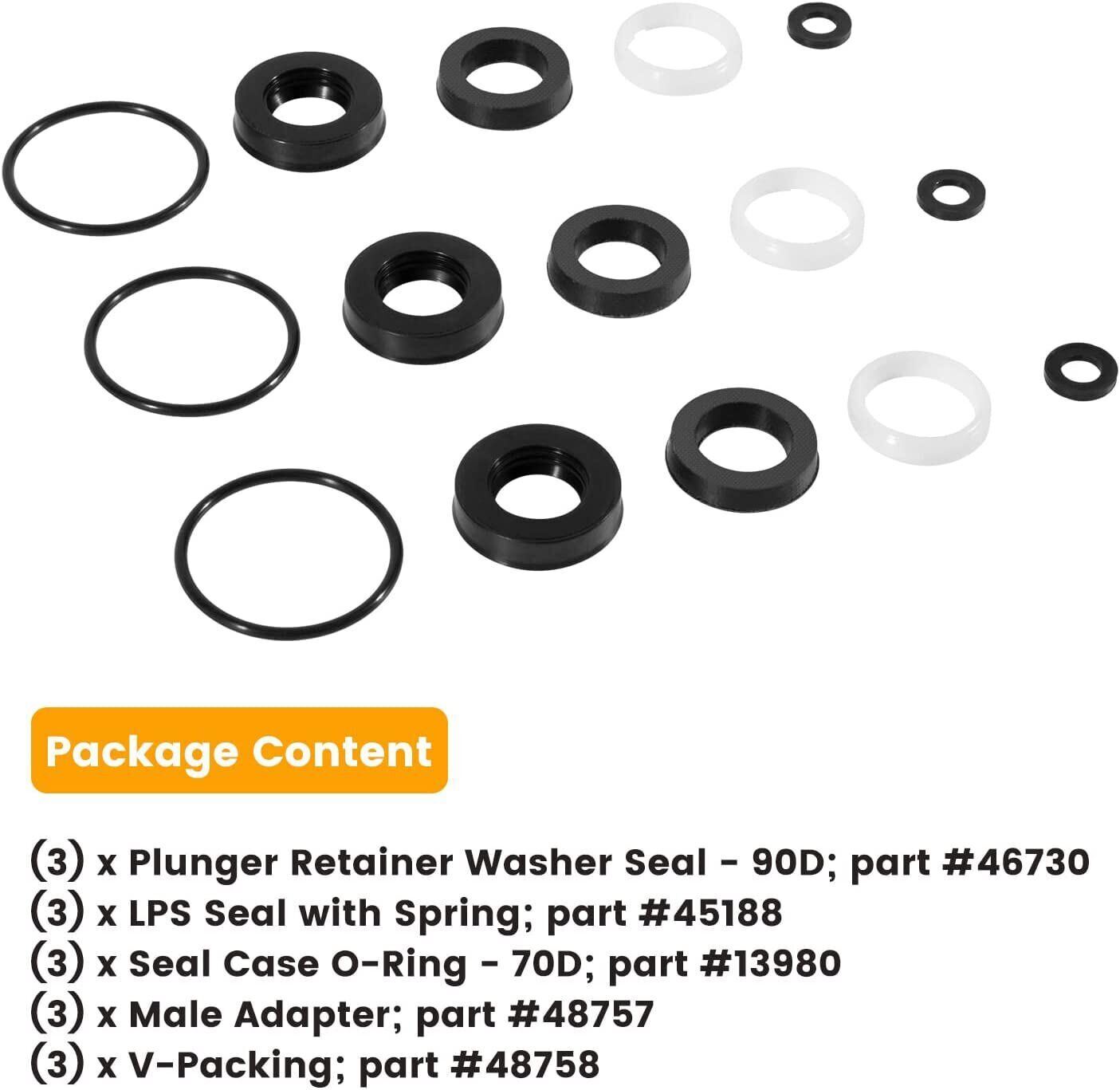 for Cat Pressure Washer Pump 66DX 6DX 6DX40G1I 66DX40G1I 6DX35G1I Seal Kit 34262