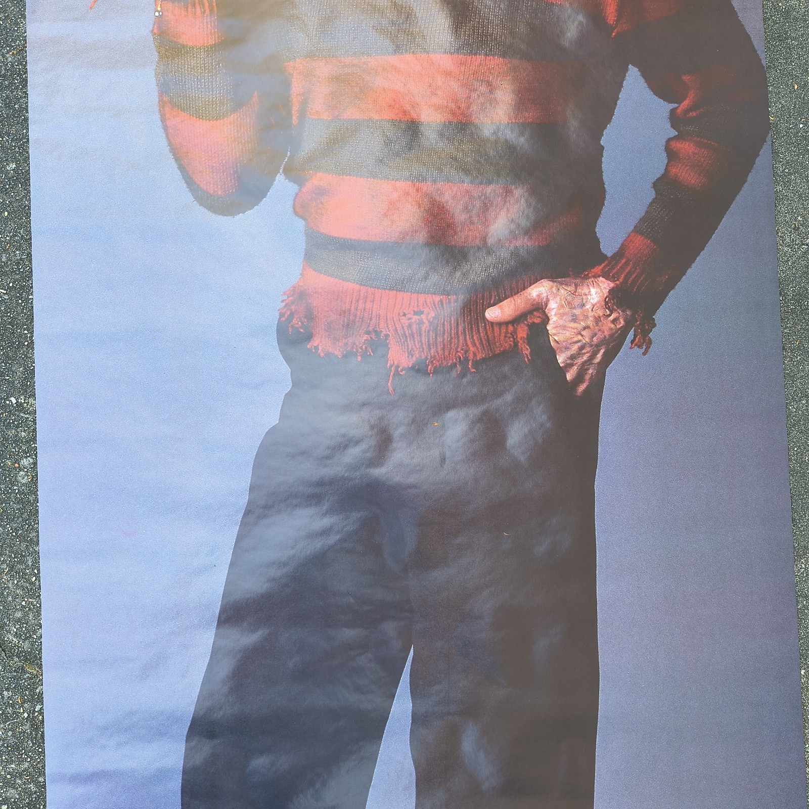 A Nightmare on Elm Street 4 Freddy Krueger Video Store Poster 74.5x26 UNUSED...