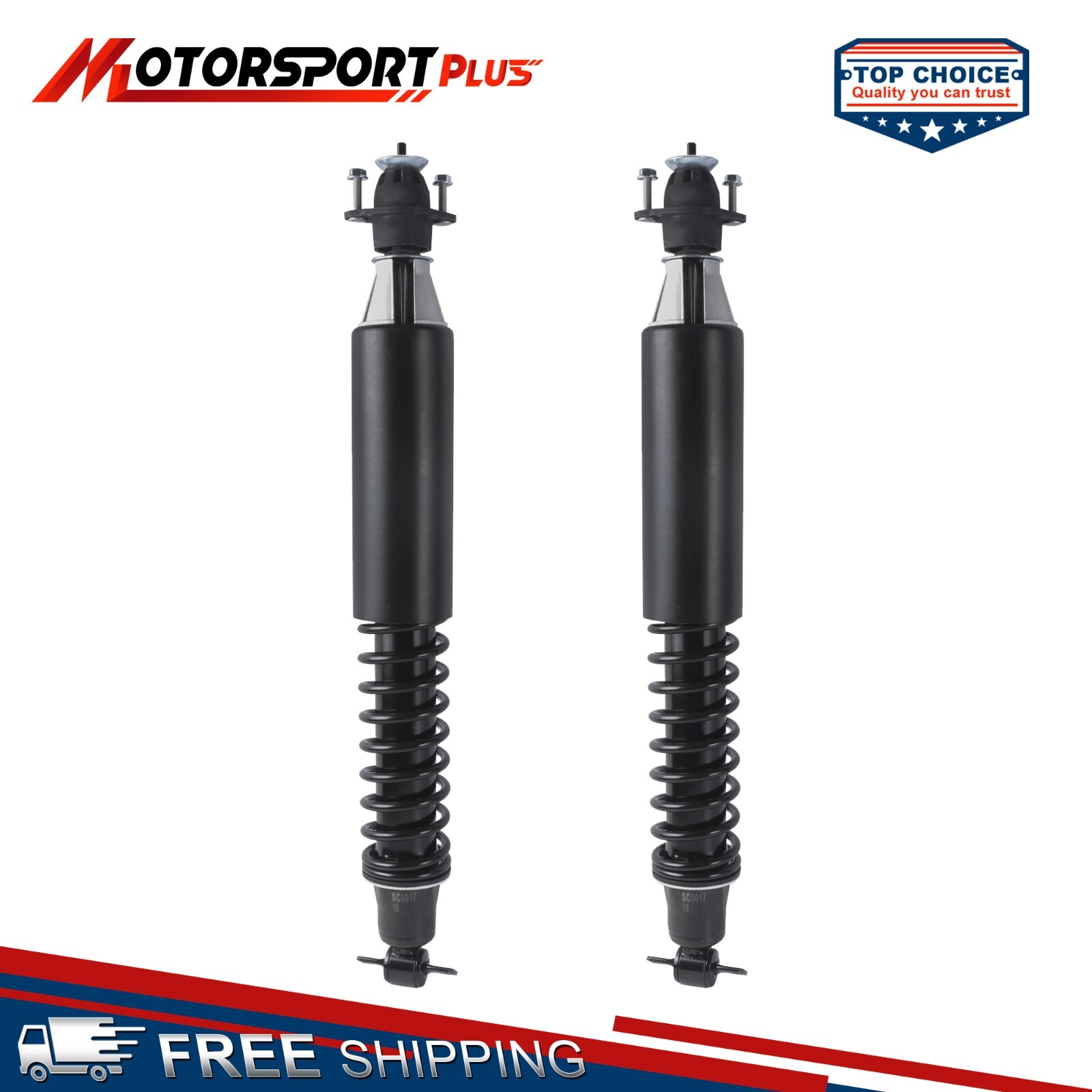Pair Rear Gas Shock Struts For 2000-2011 Buick Lesabre Park Avenue DTS Deville