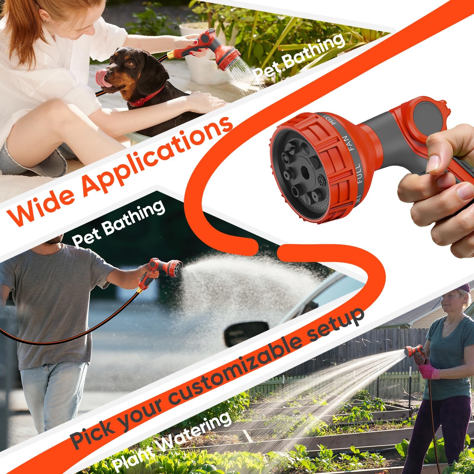 NEOTEC 1/2-Inch x 85ft Retractable Wall Mounted Garden Hose Reel