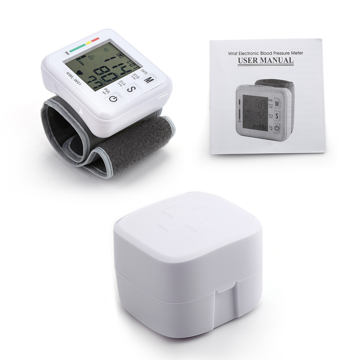 Automatic Digital Wrist Blood Pressure Monitor BP Cuff Machine Test Device USA