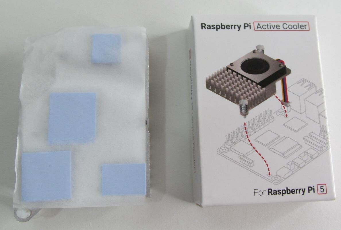 NEW OFFICIAL RASPBERRY SC1148 PI 5 ACTIVE COOLER ALUMINUM HEATSINK COOLING FAN