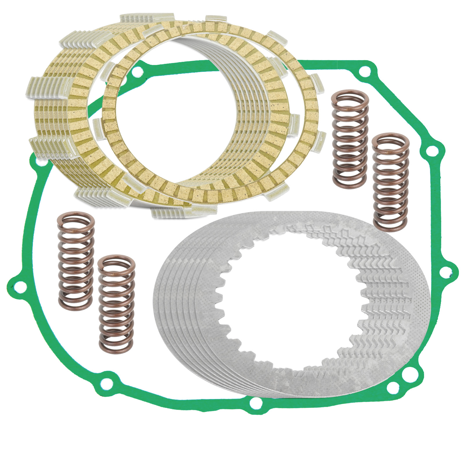 Clutch Friction Plates And Gasket Kit for Honda CBR600F3 1995 1996 1997 1998