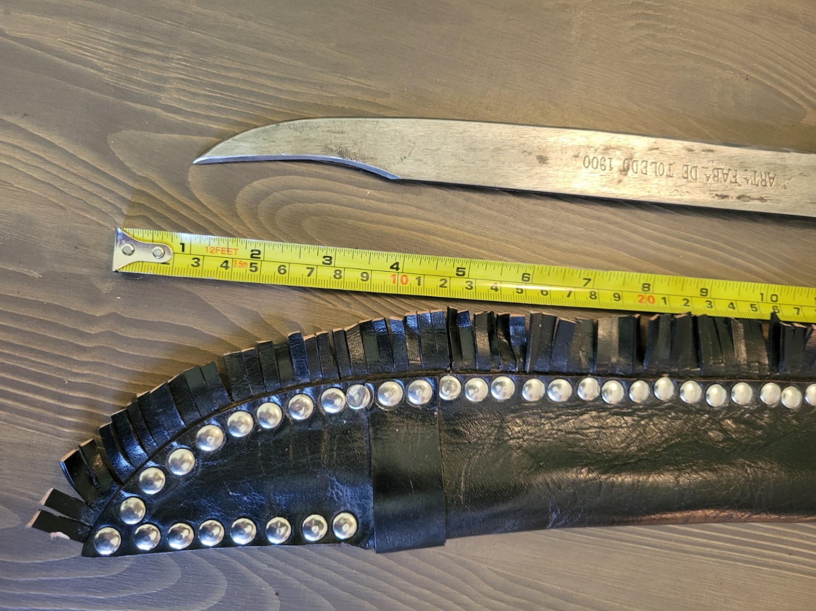 Modified WWI Era Spanish Sword/Saber dated 1900 With Custom Sheath!