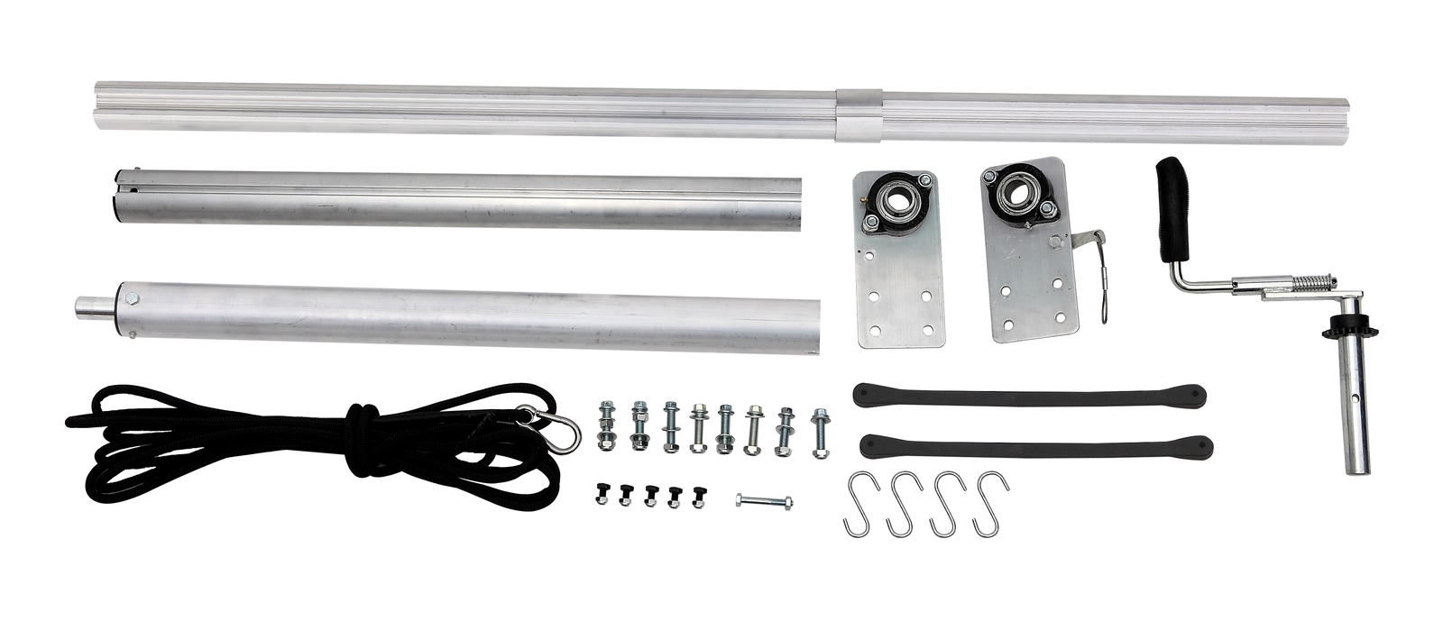 DTR DUMP Trailer PVC Mesh Tarp Kit w/ 6' x 14' PVC Mesh Tarp Double Pocket