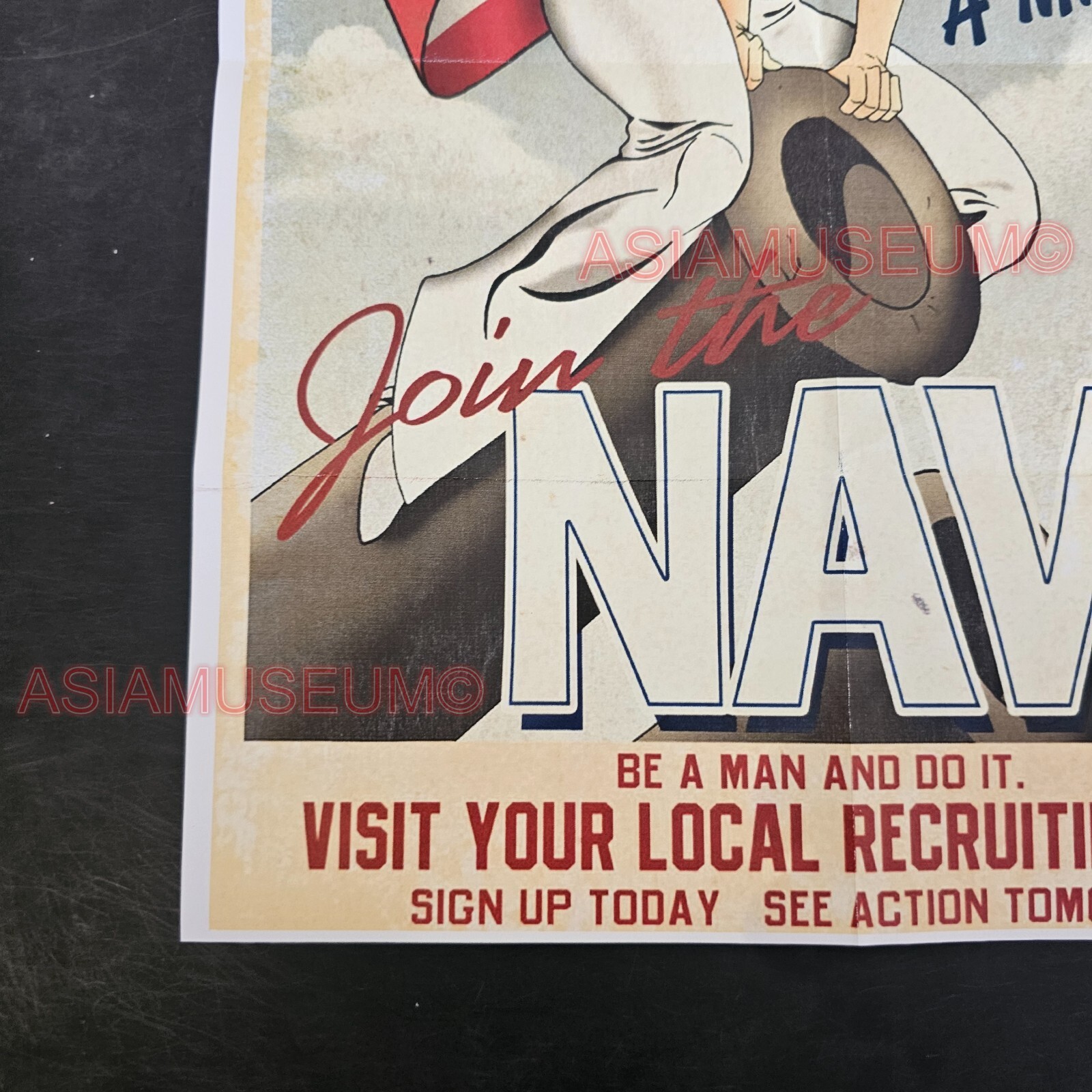 1944 WW2 USA AMERICA WOMEN ARMY SOLDIER NAVY WAR MILITARY PROPAGANDA POSTER G88