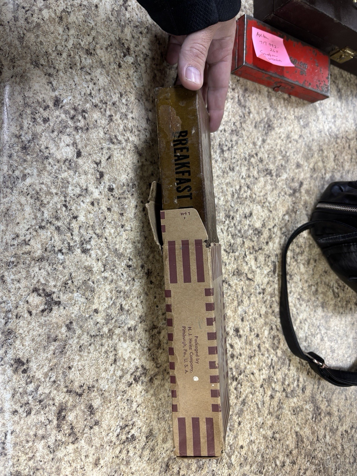 Vintage WW2 US Army Field Ration K Breakfast Unit Sealed Doughboy K Ration.