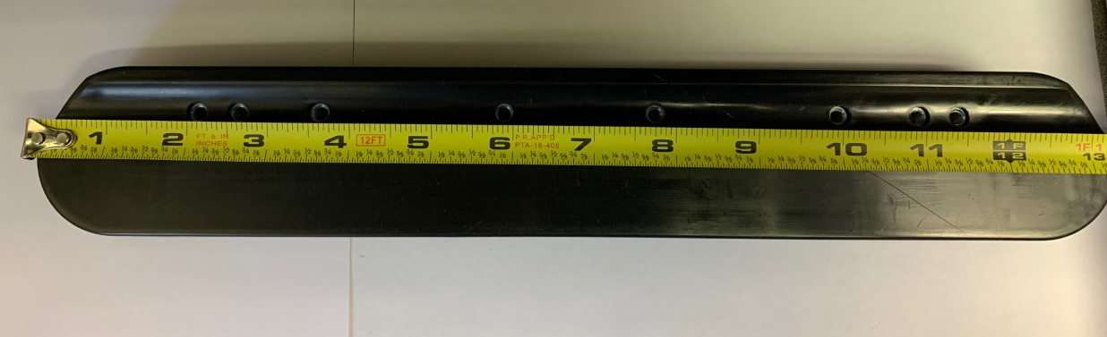 Full Length 14" Black Vinyl Padded Wheelchair Arm Rest 1 Each, NEW