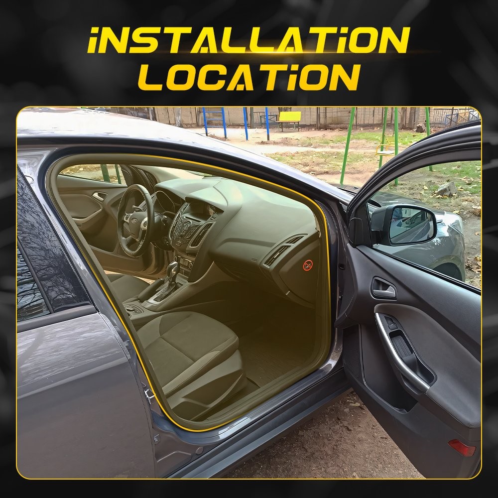 Door Weatherstrip Seal Front Driver or Passenger Side For 2012-2018 Ford Focus