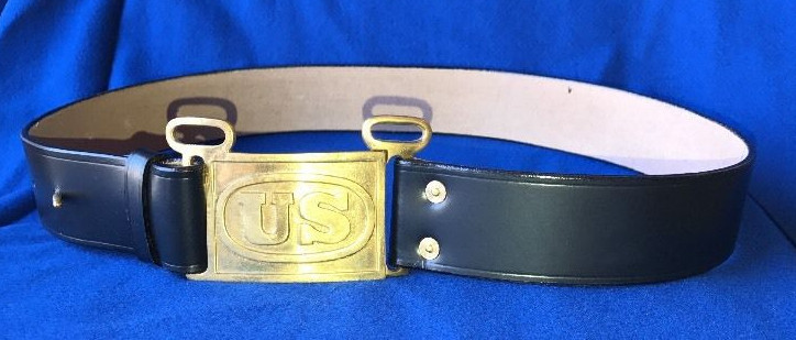 M1874 Leather Infantry Belt for Palmer Brace LARGE (42-48) Indian Wars