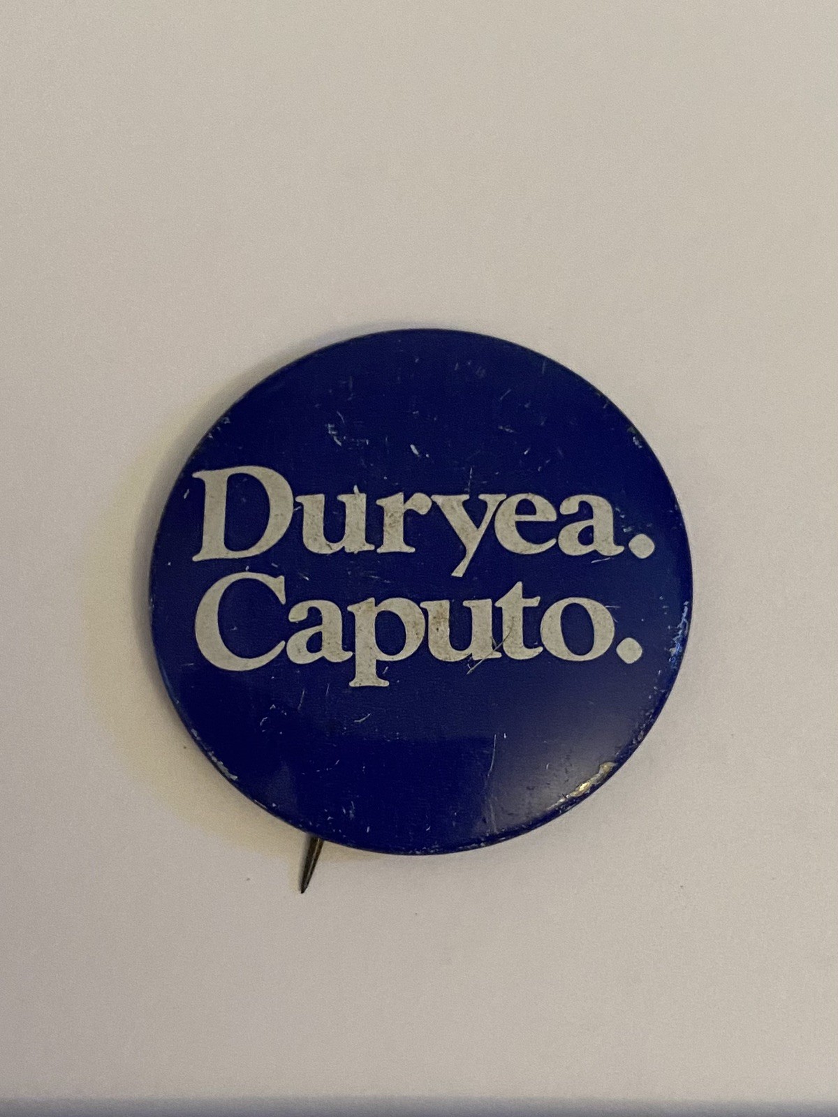 Duryea Caputo Pin Back Button P160