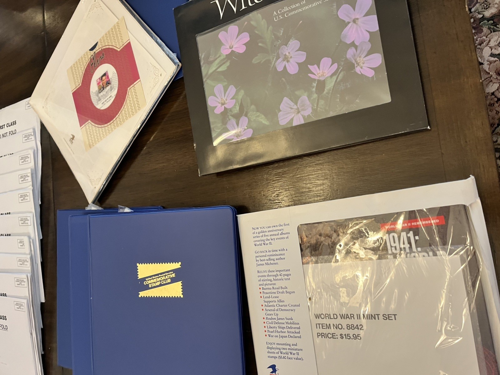 LOT: 1990’s USPS STAMP LOT Including ELVIS, COMPLETE SET.