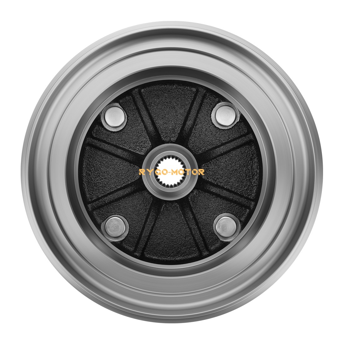 2PCS Front Brake Drum W/Bolts & Shoes Kit for Kawasaki Mule 600 610 SX KAF400 XC