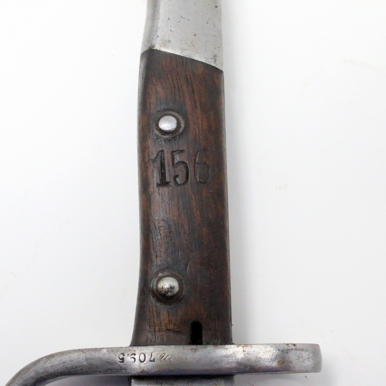 Argentine M1909 Mauser Bayonet Hooked WKC Solingen Matching # Leather Scabbard A