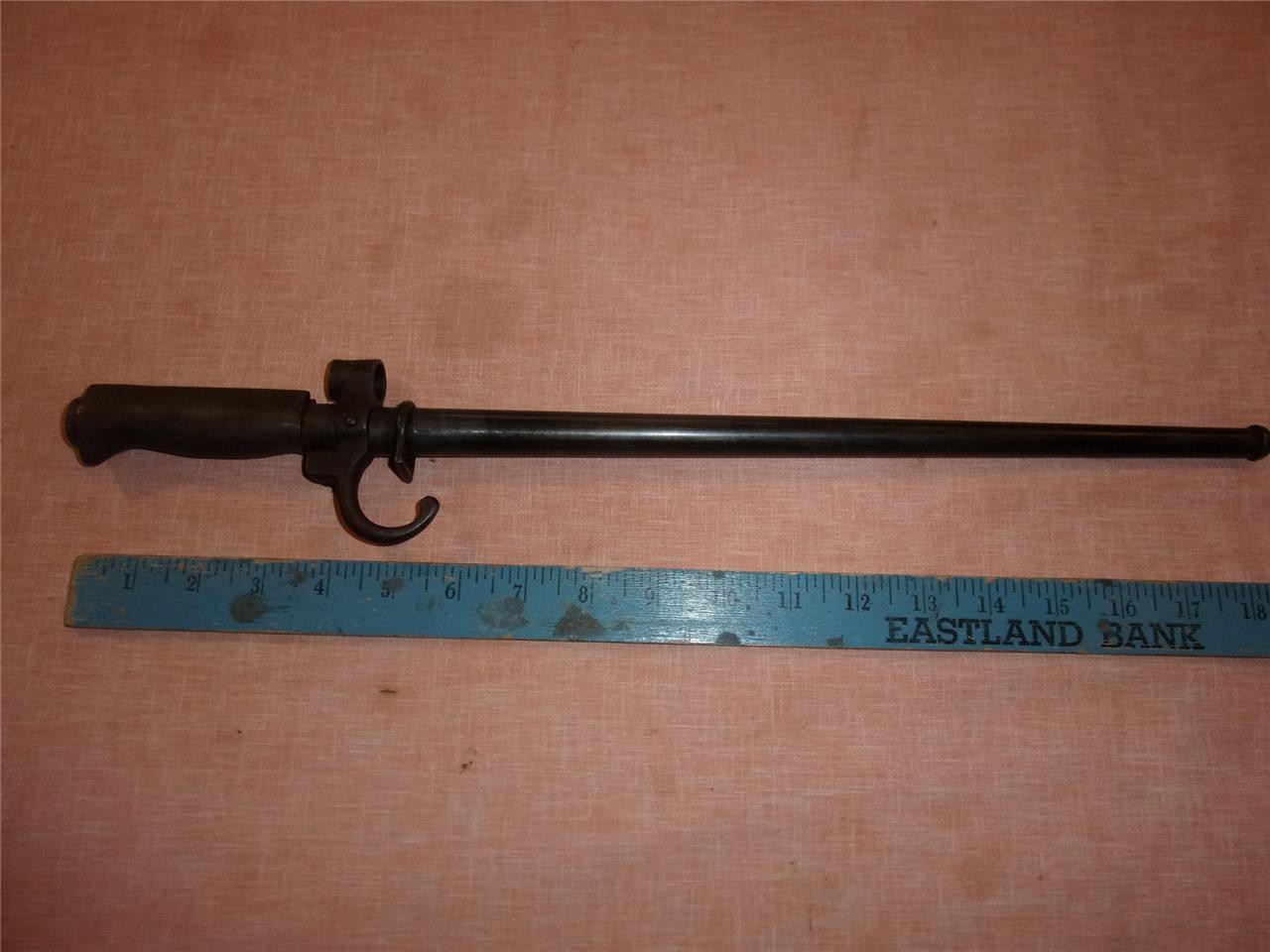 WW I FRENCH LEBEL CRUCIFORM BAYONET AND SCABBARD