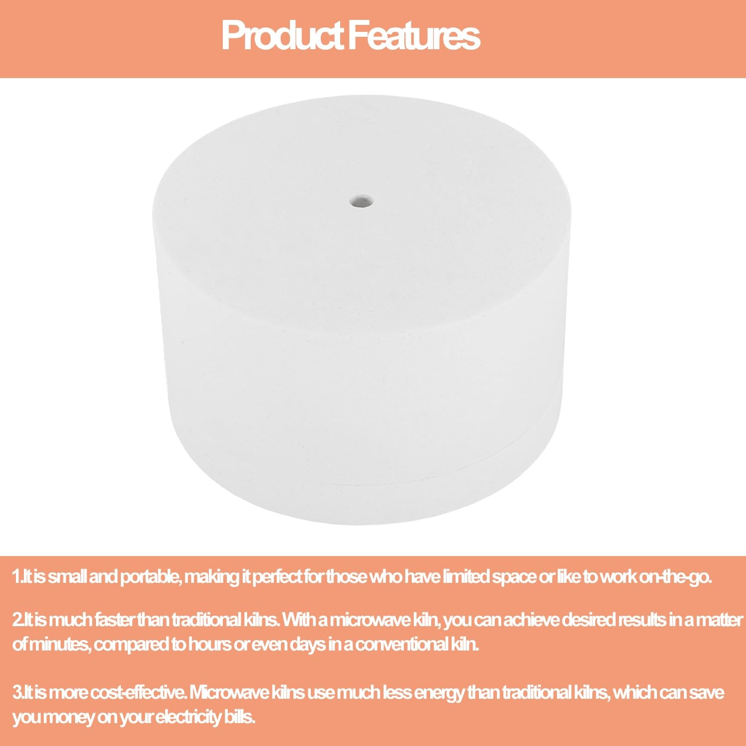 Professional Large Microwave Kiln for Glass Fusing with 50 Sheets White