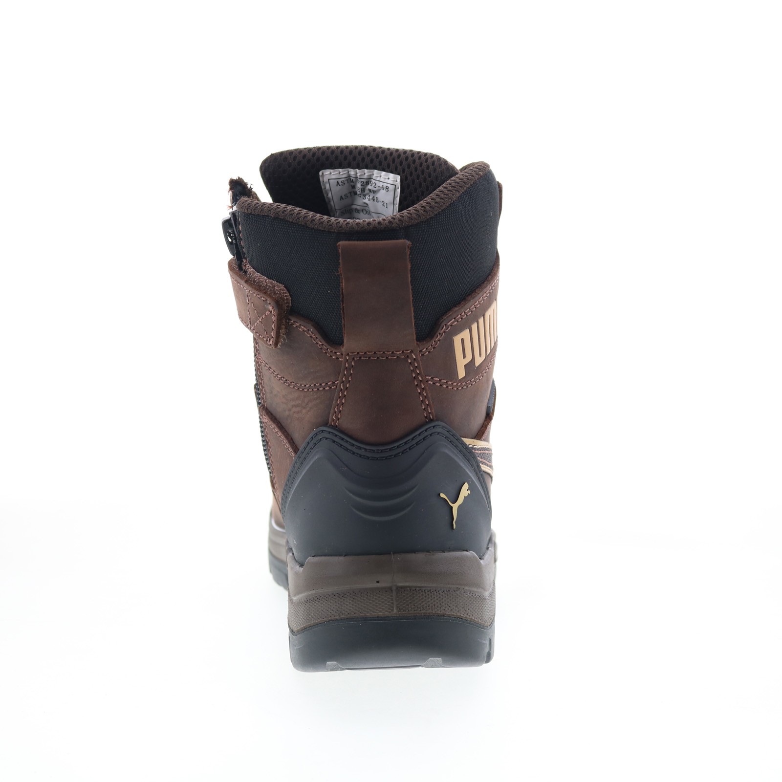 Puma Safety Conquest Soft Toe CTX High WP EH SR Mens Brown Work Boots