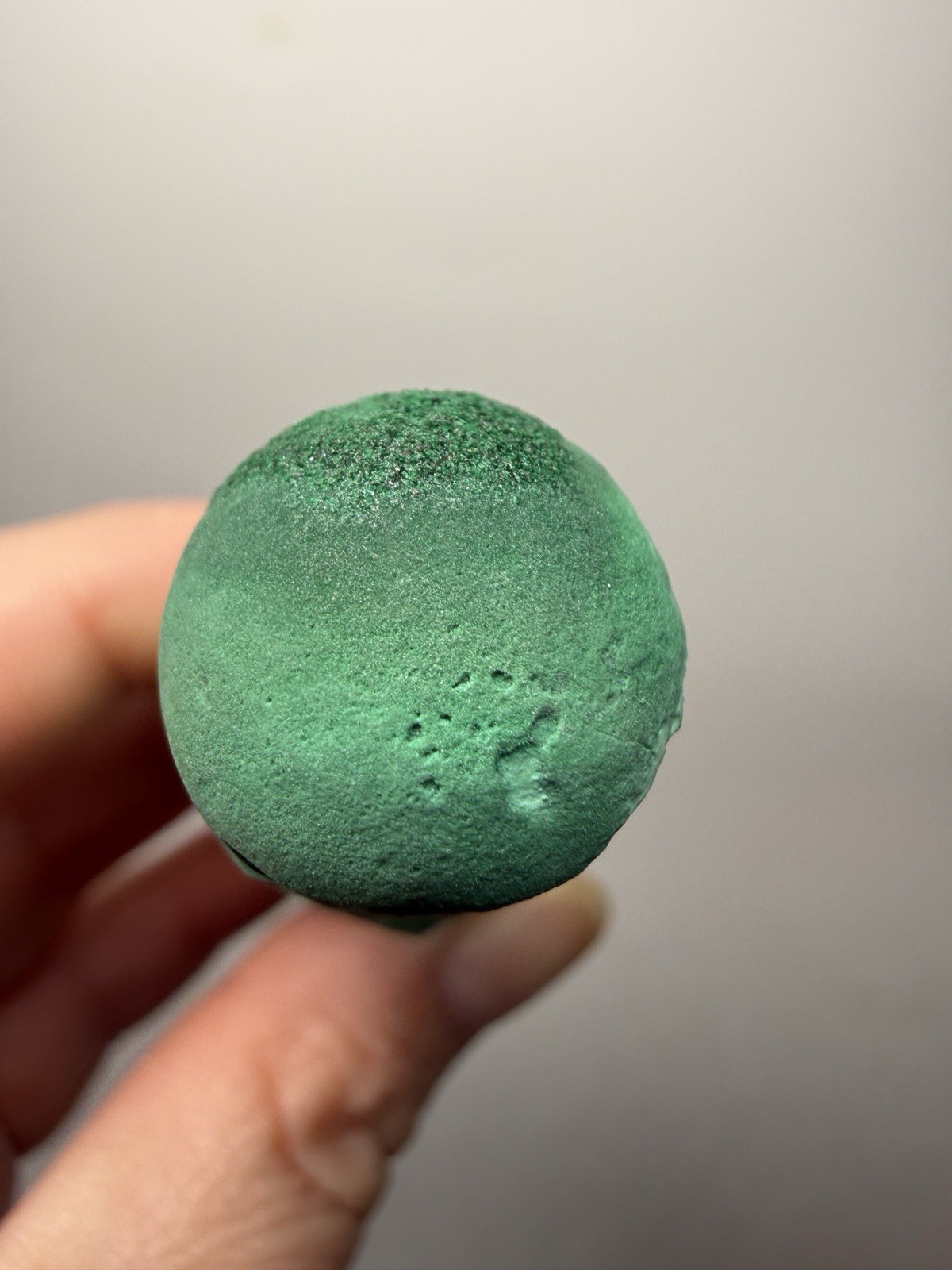 3.7” Druzy Malachite Stalactite — Botryoidal “Cave” Formation | DR Congo