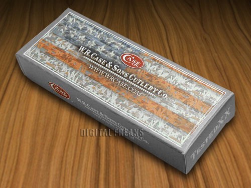 Case XX Grey & American Flag Standard Boxes for Pocket Knives