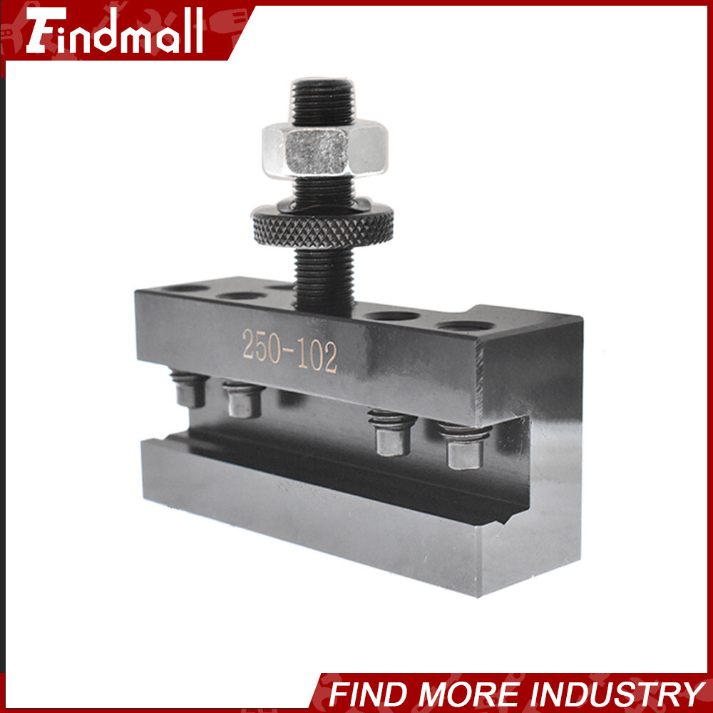 Quick Change Tool Post Holder Set AXA 250-100 Piston Type 6Pcs For Lathe 6 -12"