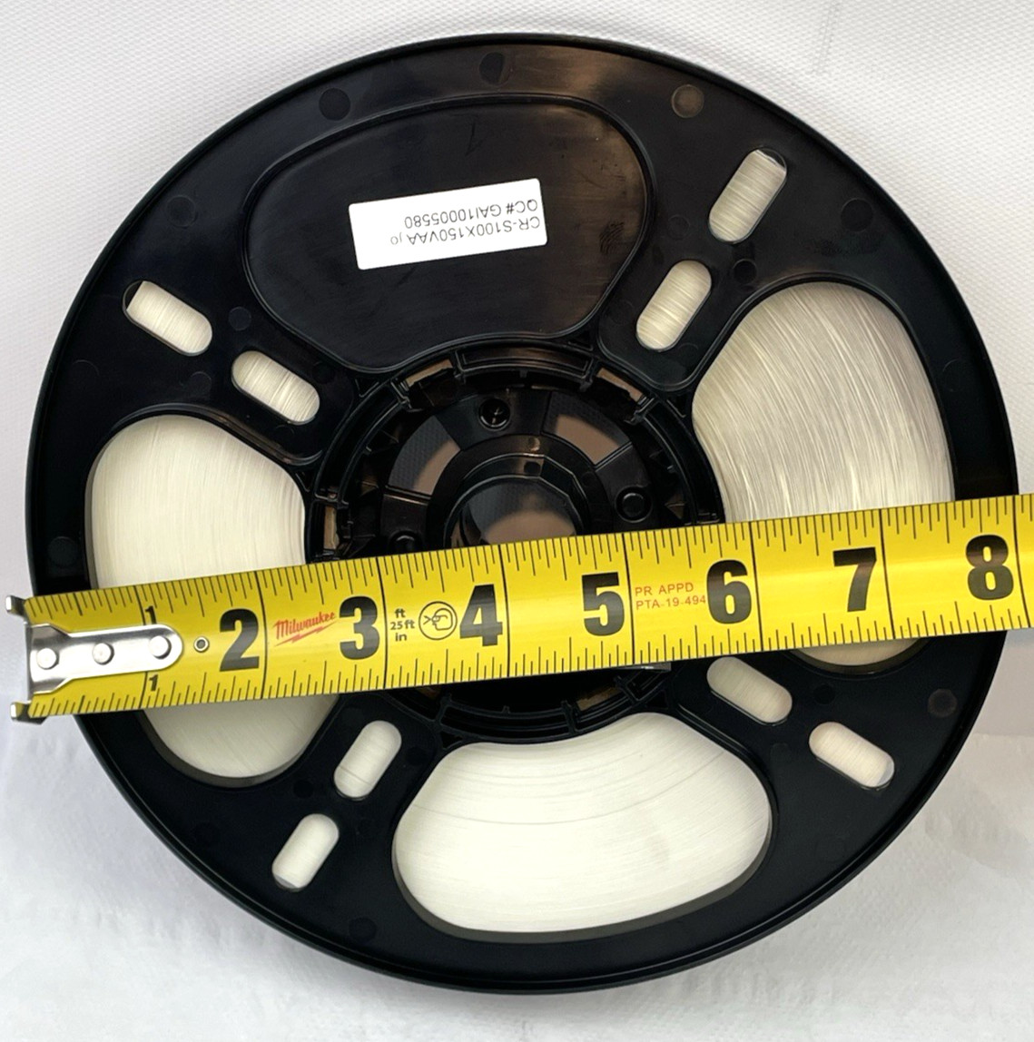 Panduit WrapIDTM S100X150VAA Self-Laminating Labels 3,015 Roll Clear White