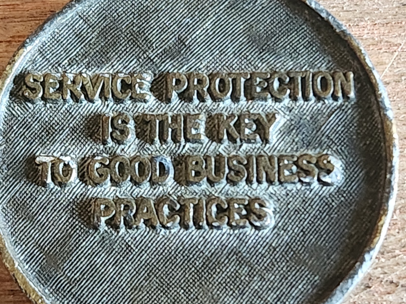 Western Electric Installation Medal FOB Pendant Employee Award Rough Vintage