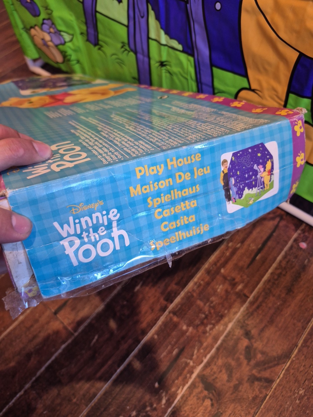 Vintage Disney Winnie The Pooh Playhouse Tent Glow In The Dark - Rare -