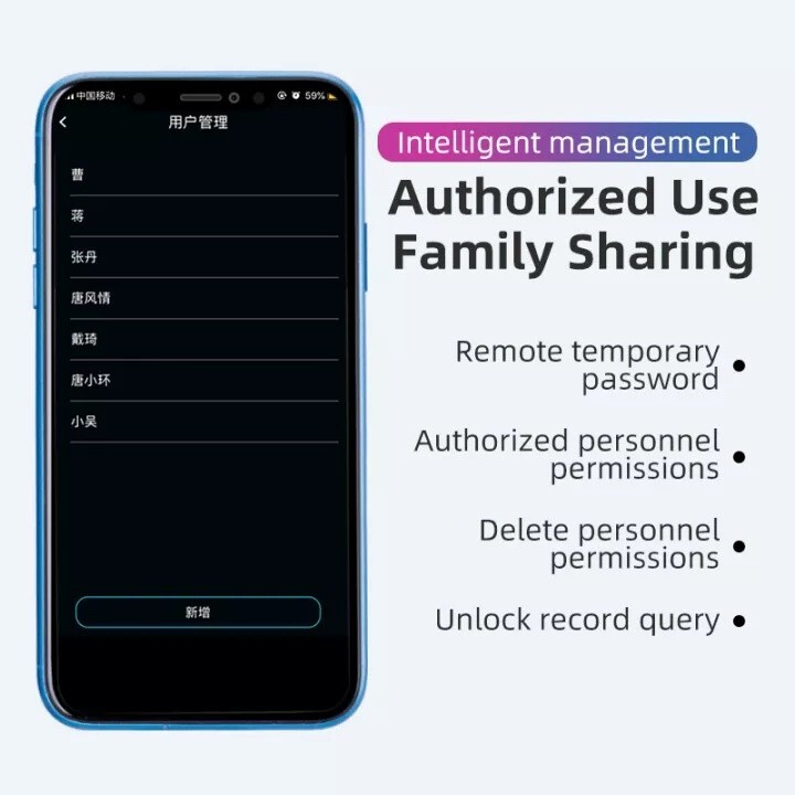ROCKBROS Smart Bike U Lock with Fingerprint and App Control Waterproof