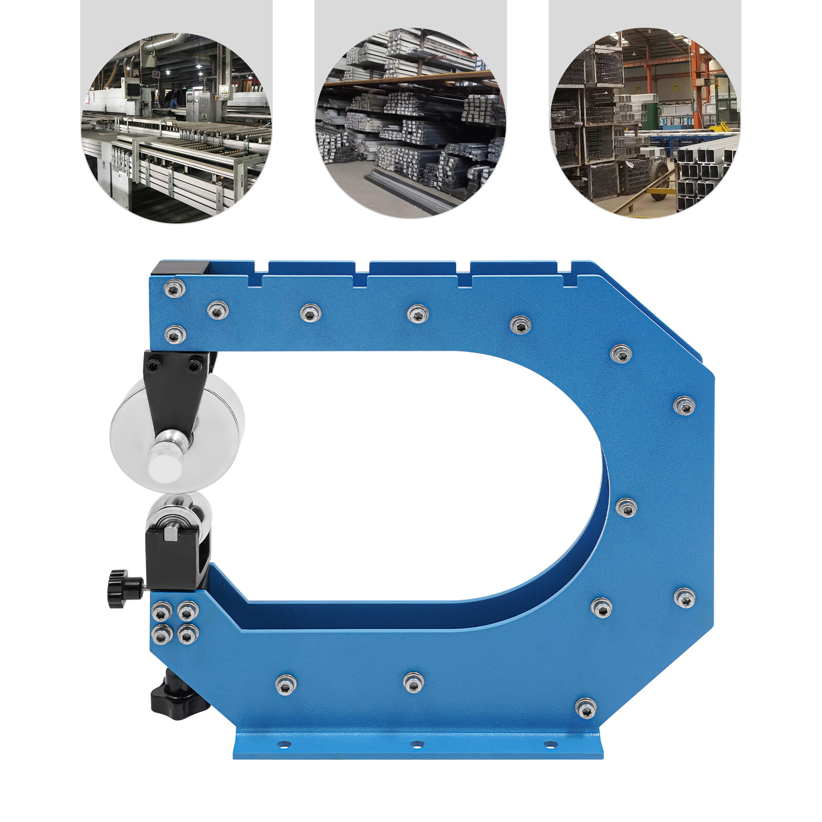 Professional Benchtop English Wheel, 12" Heavy Duty Benchtop English Wheel