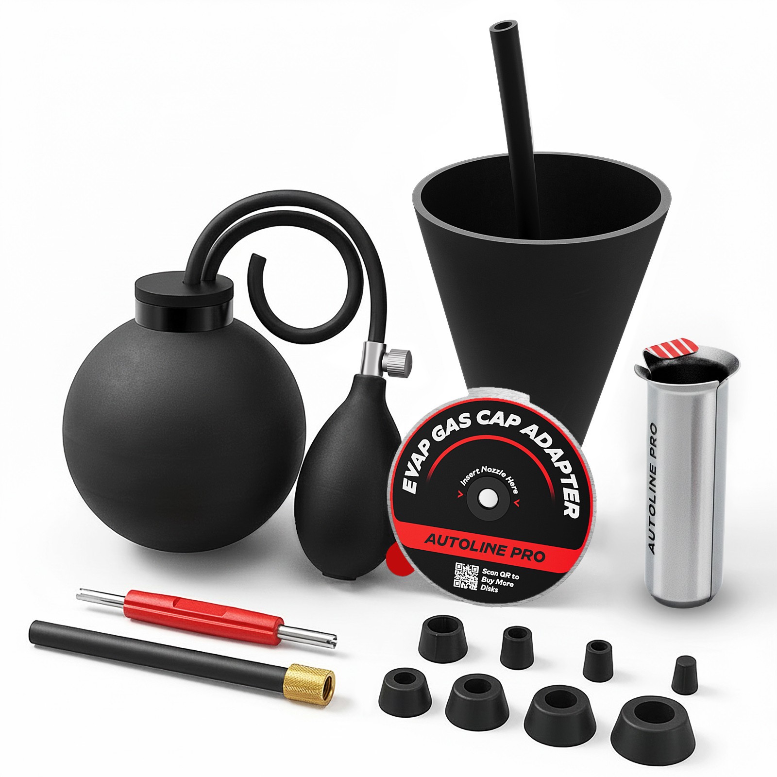 Automotive EVAP Smoke Machine Diagnostic Vacuum Leak Detection Tester Accessorie