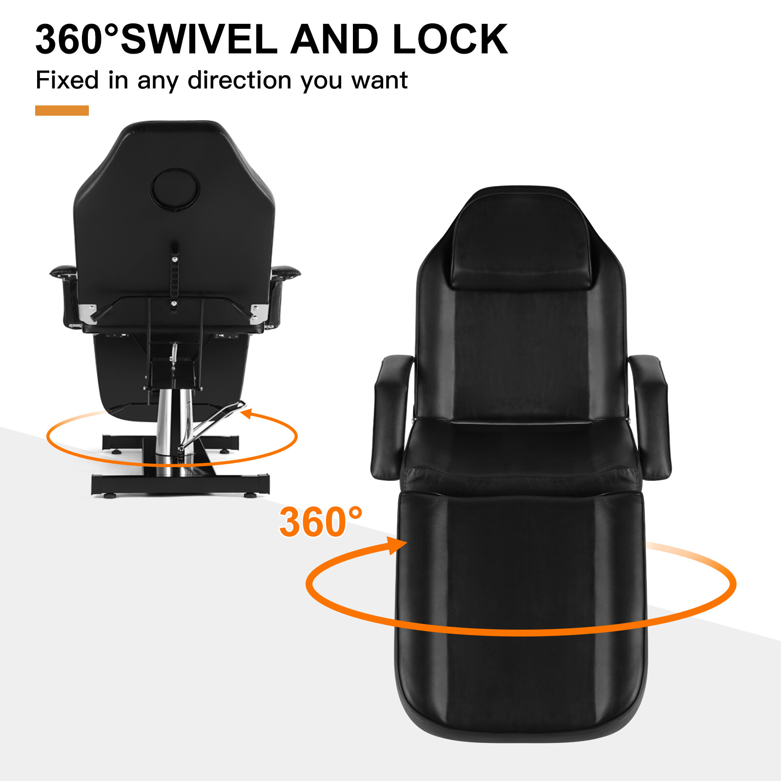 Hydraulic Facial Table Tattoo Chair Adjustable Salon BarberMassage Bed SpaBeauty