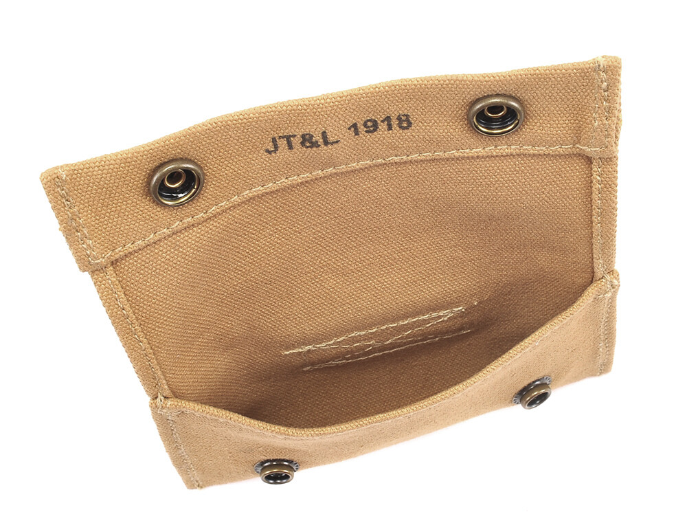 US WW1 M1910 First Aid Pouch Marked JT&L 1918
