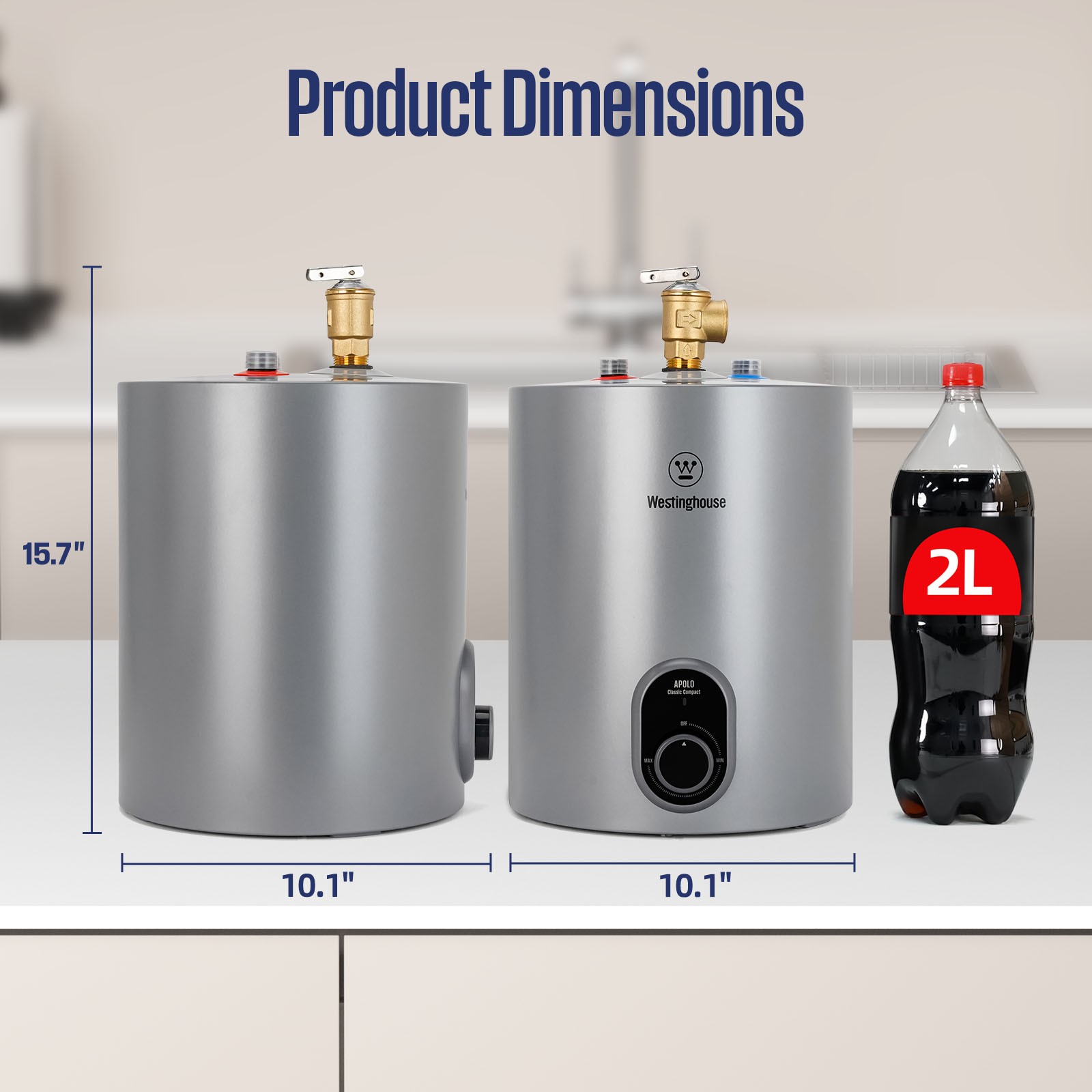 Westinghouse Mini-Tank Water Heater Electric 120V Under Sink Hot Water Heater