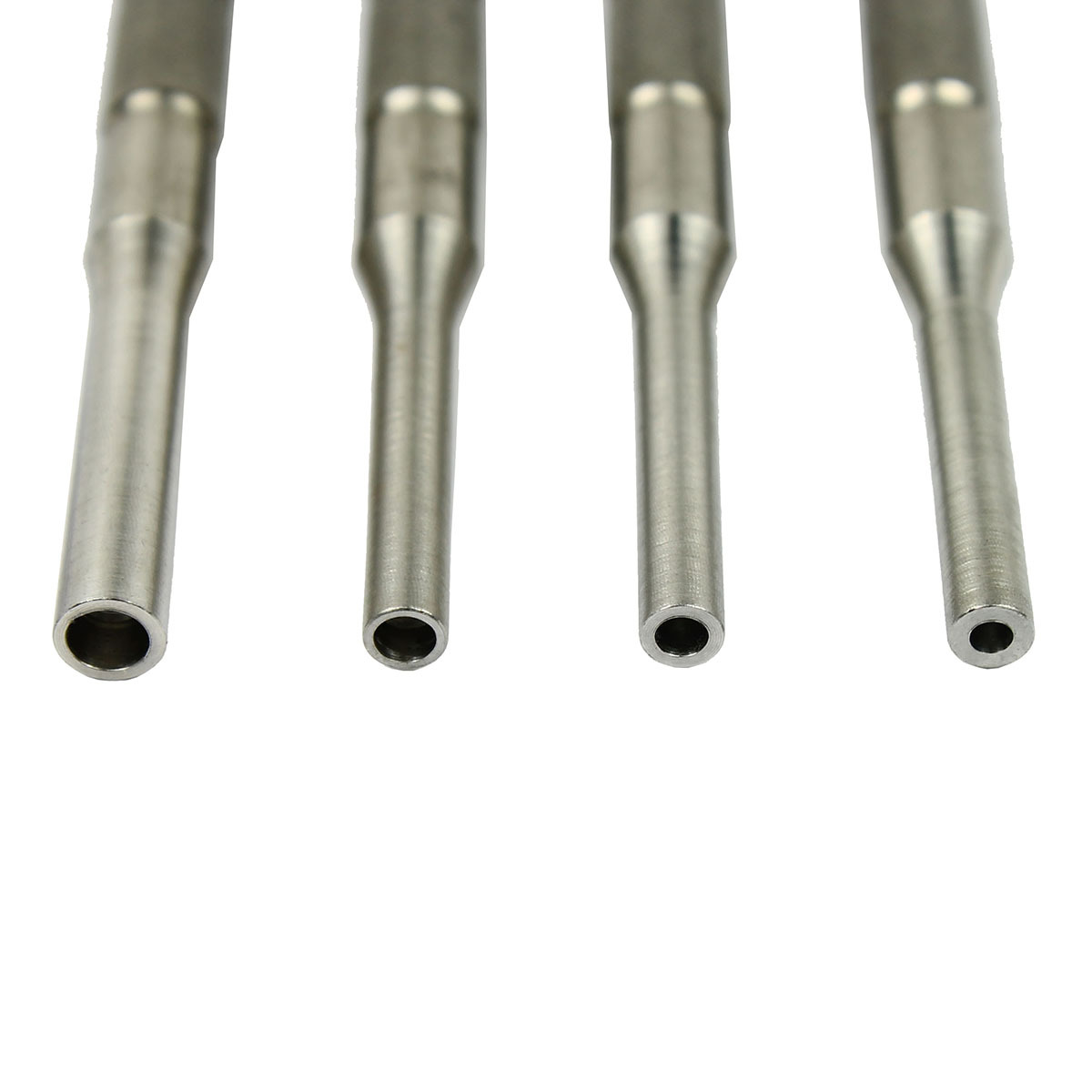 4 Pcs Hollow End Roll Pin Tool Starter Punch Set Stainless Steel 4.0mm 5.3mm