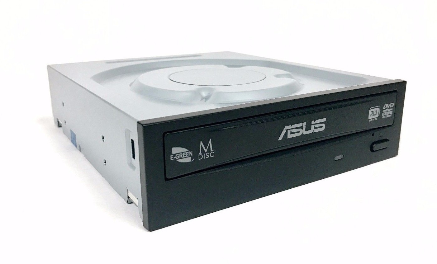 ASUS 24X Internal Desktop SATA CD DVD RW DL Burner Re-Writer Drive + Software