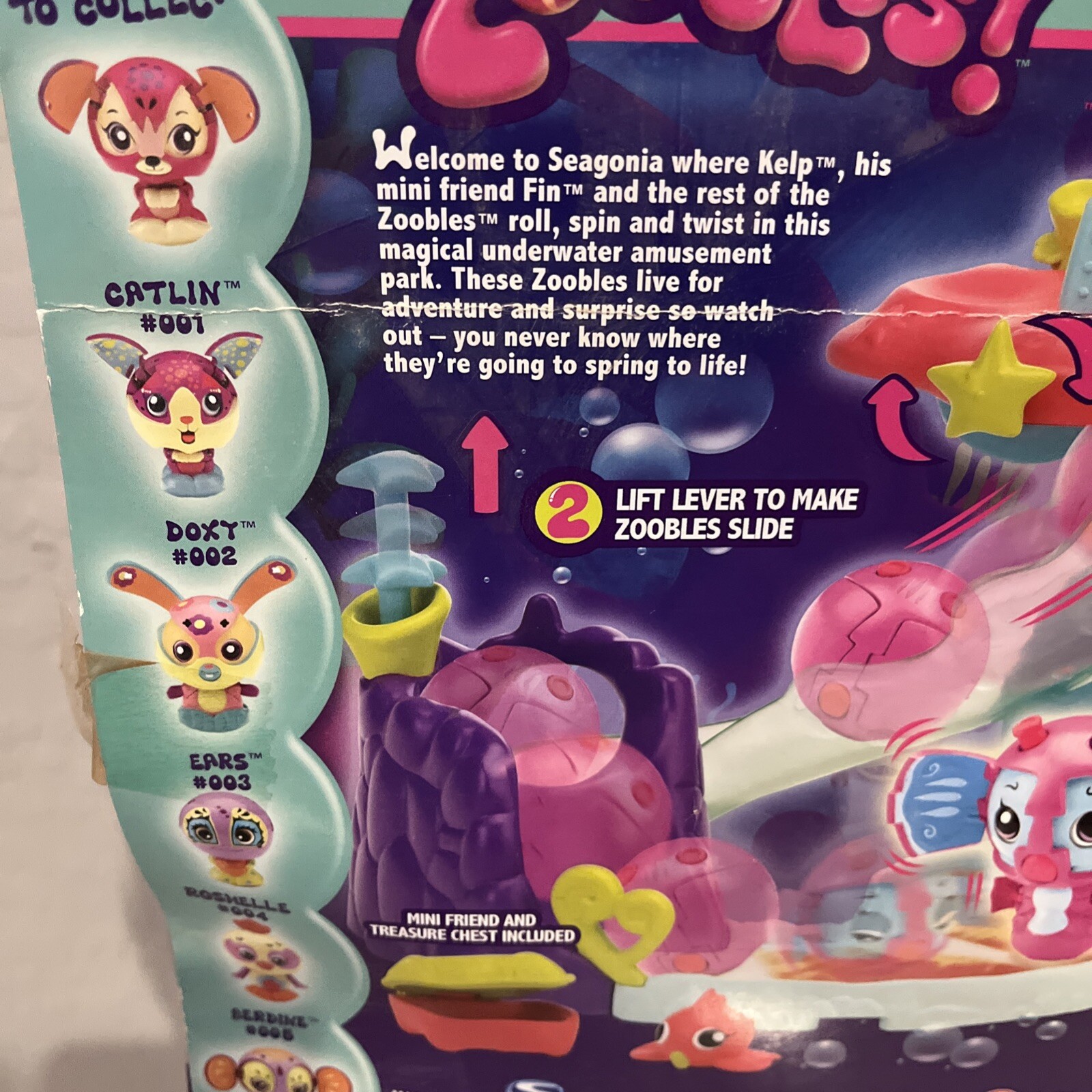 Zoobles Kelps Underwater Adventure Spring to Life toy playset girls Complete