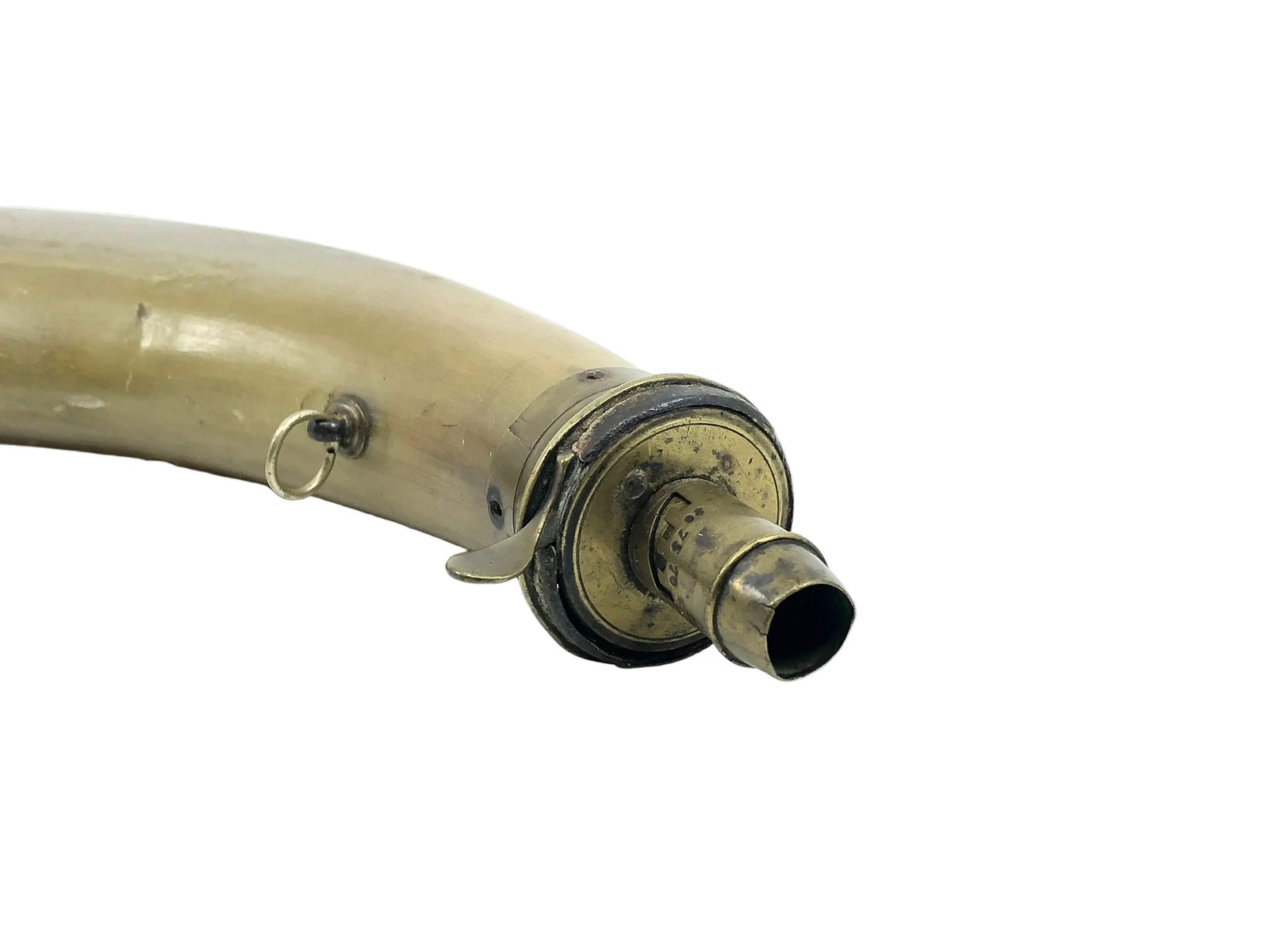 Civil war Era Flattened Powder Steer Horn