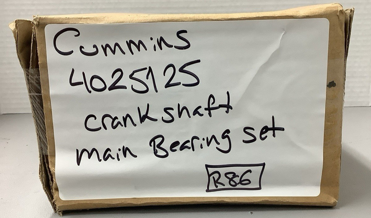 Genuine Cummins 4025125 Main Bearing Set for Non-Cert 11L M11 Engines (r86)