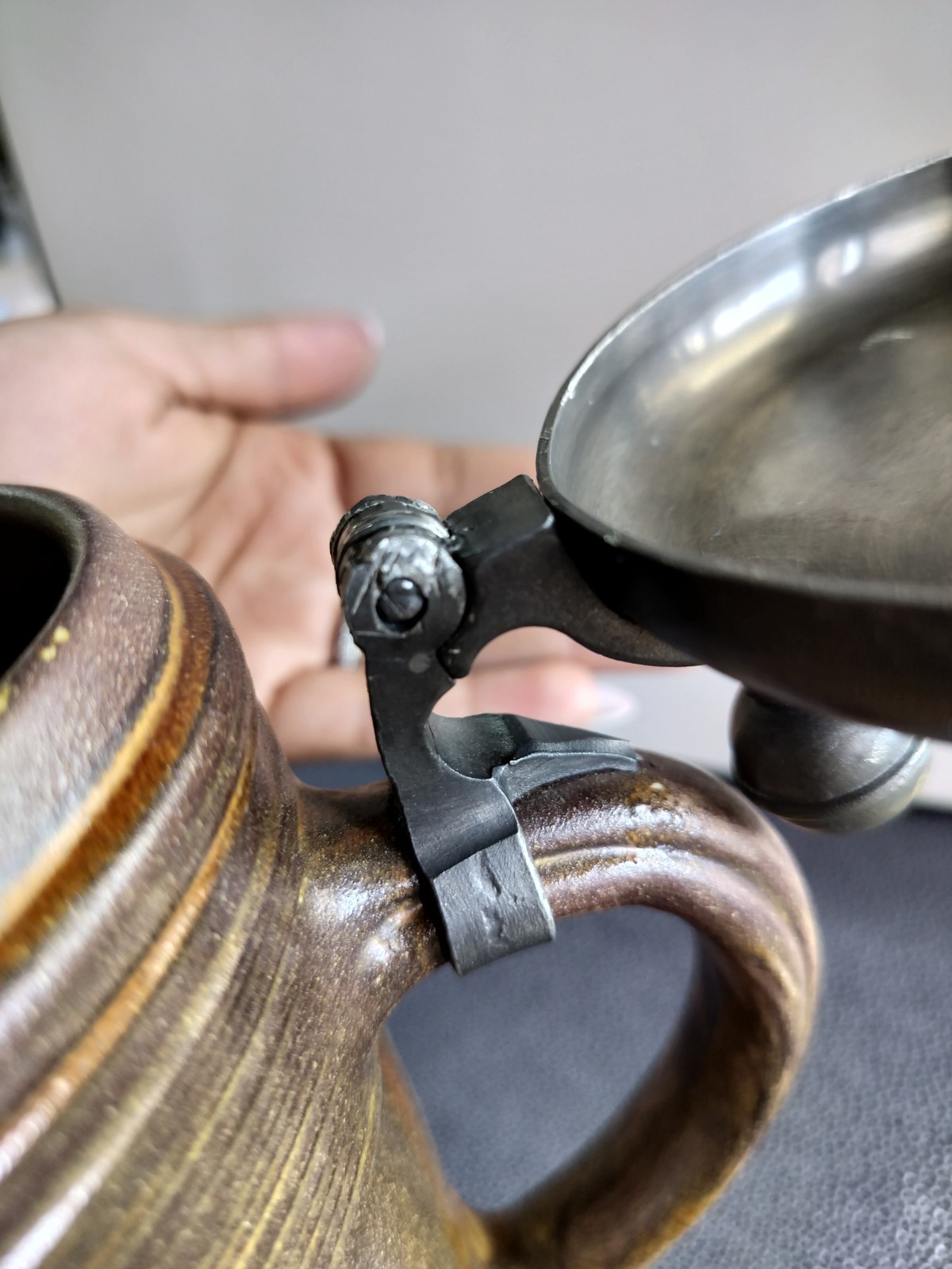 Rare VTG Gerz Koenig Pilsener Jahreskrug 1980